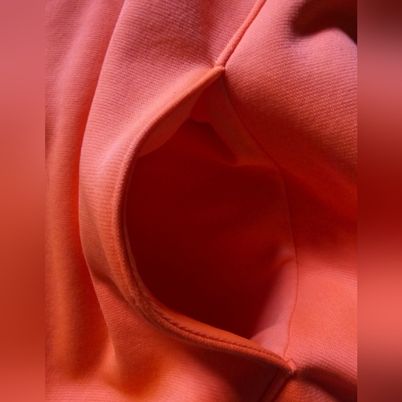 Under Armour Semi Fitted Large Logo Orange Pullover Sweatshirt Womens Size Large - Picture 8 of 14